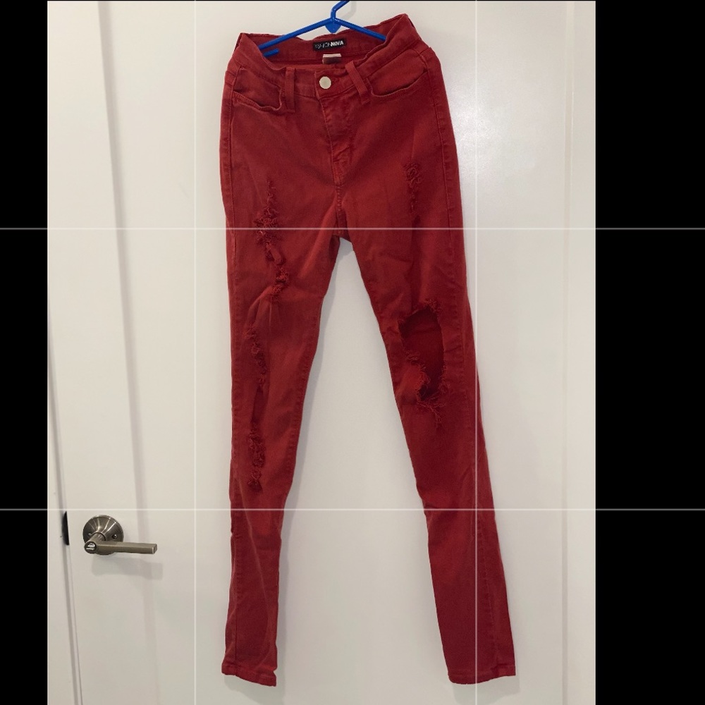 FASHION NOVA HIGH RISE JEANS - Picture 2 of 3